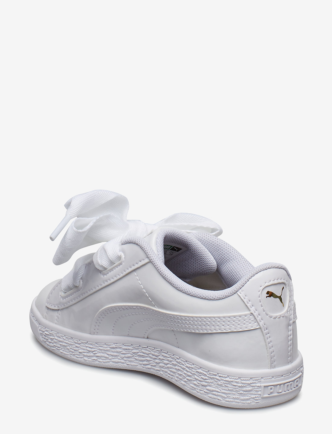 Puma basket heart infant white hotsell