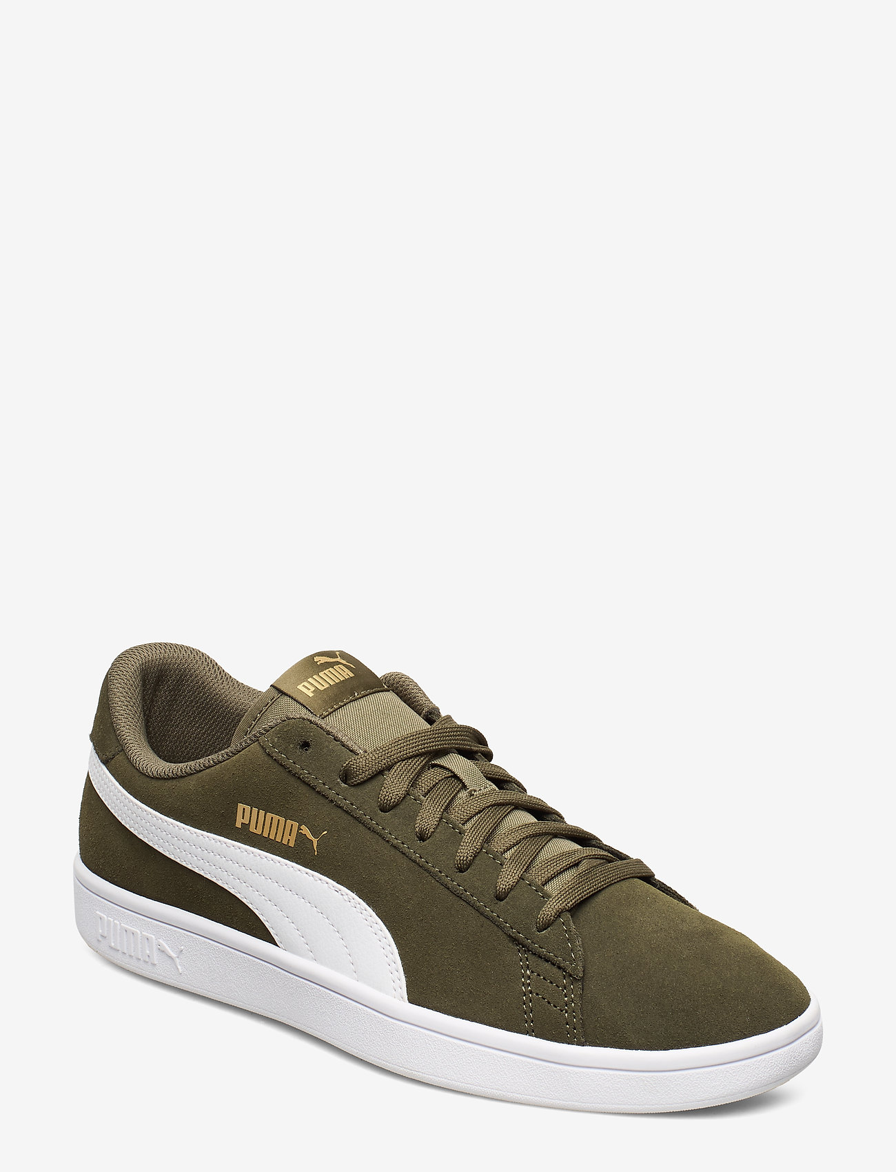 PUMA - Puma Smash v2 - burnt olive-puma white-puma team go - 0