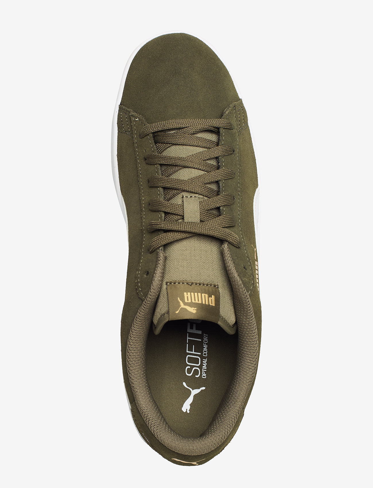 PUMA - Puma Smash v2 - burnt olive-puma white-puma team go - 3