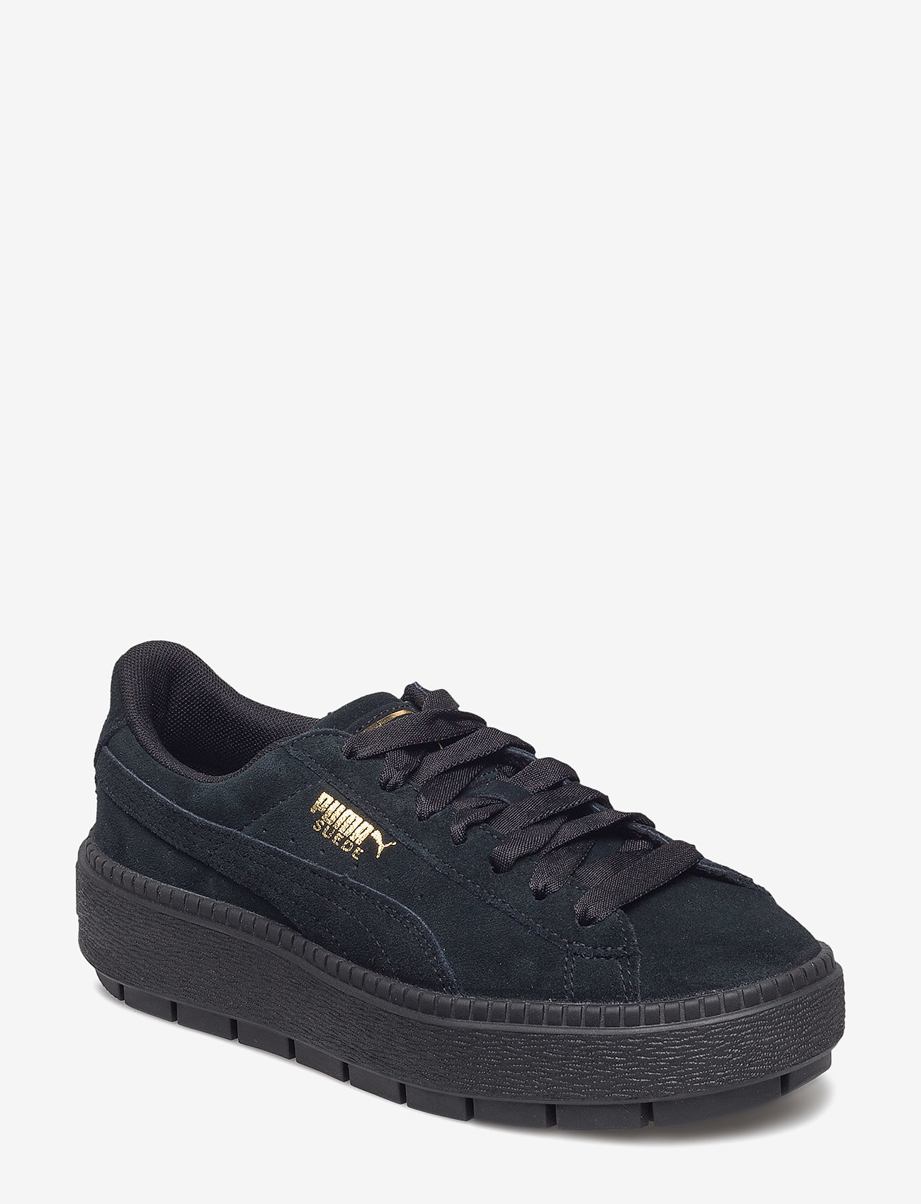 PUMA - Suede Platform Trace Wn's - puma black-puma black - 0