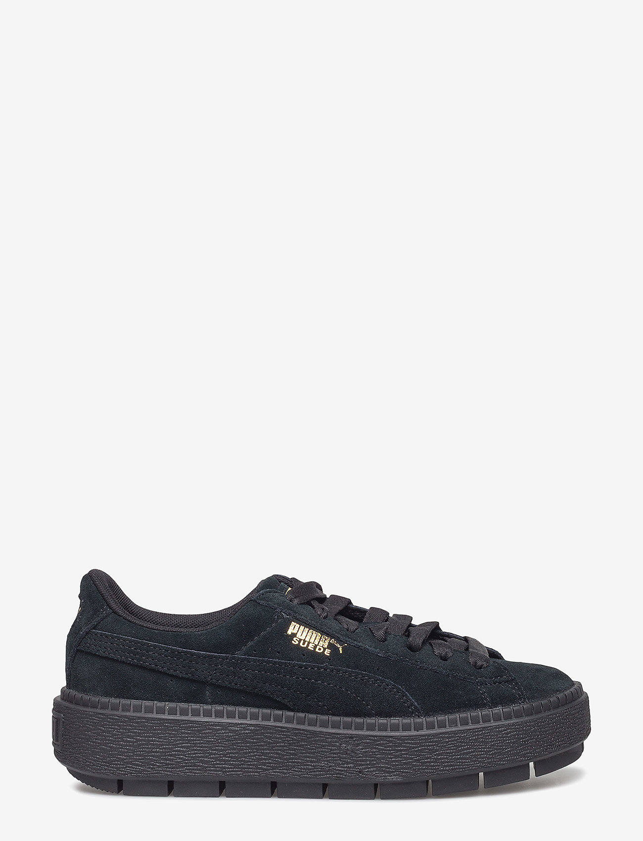 PUMA - Suede Platform Trace Wn's - puma black-puma black - 1