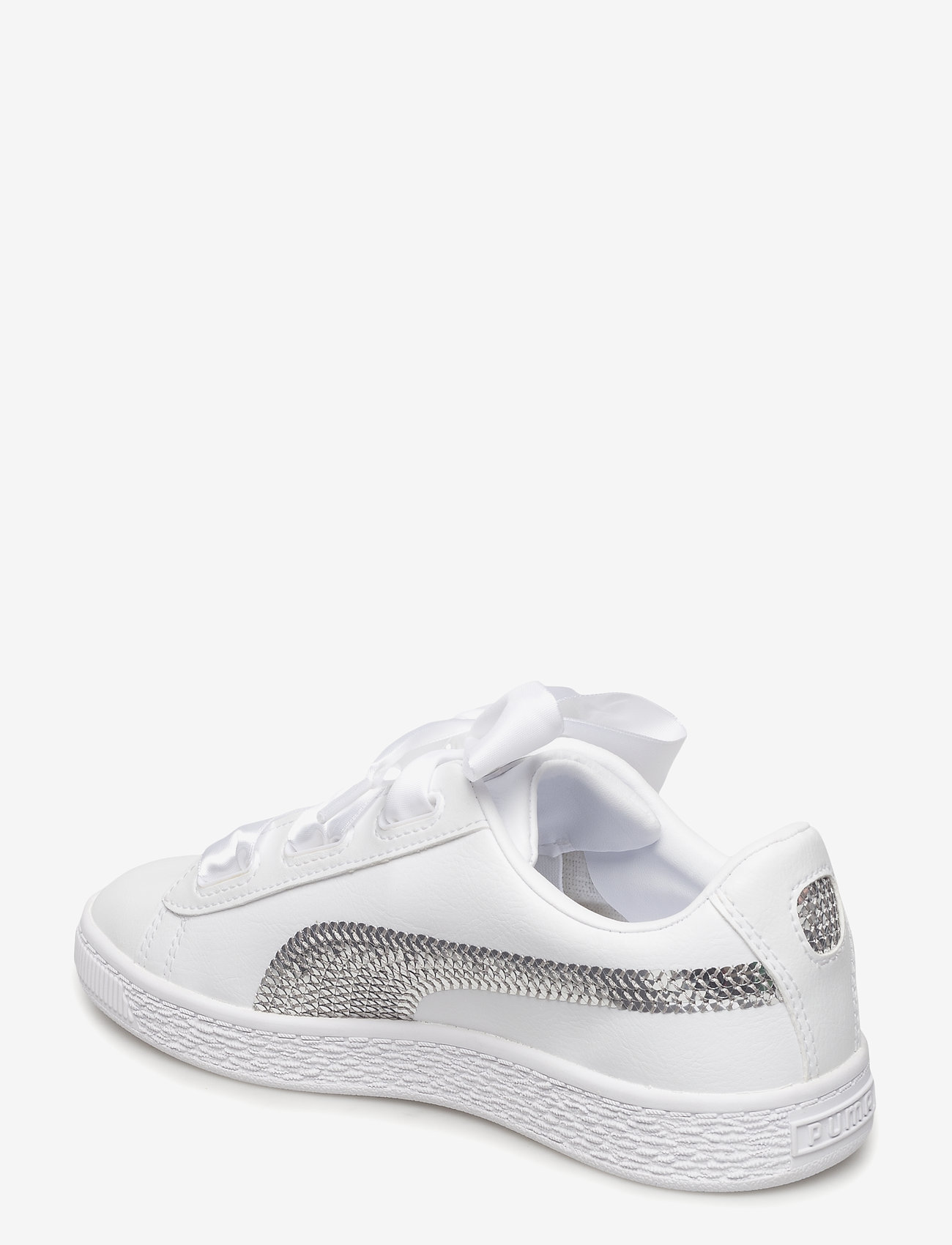 PUMA - Basket Heart Bling PS - puma white-puma silver - 2