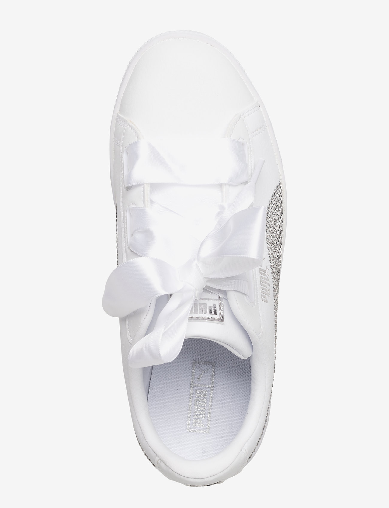 PUMA - Basket Heart Bling PS - puma white-puma silver - 3