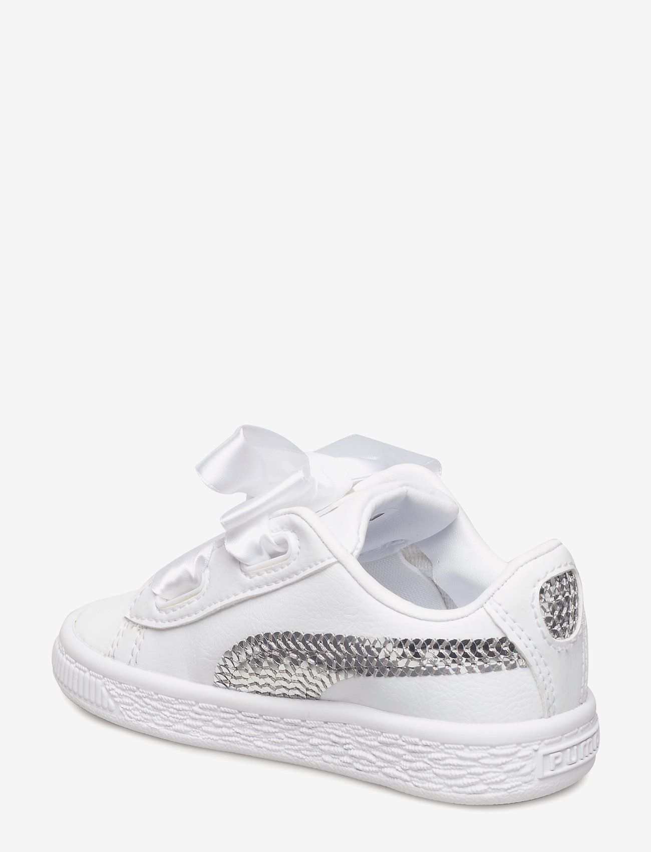 PUMA - Basket Heart Bling Inf - puma white-puma silver - 1