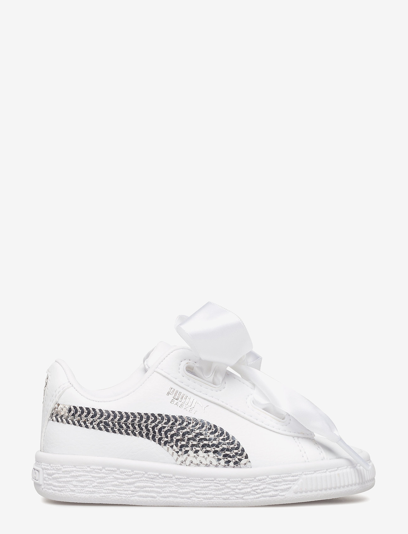 PUMA - Basket Heart Bling Inf - puma white-puma silver - 2