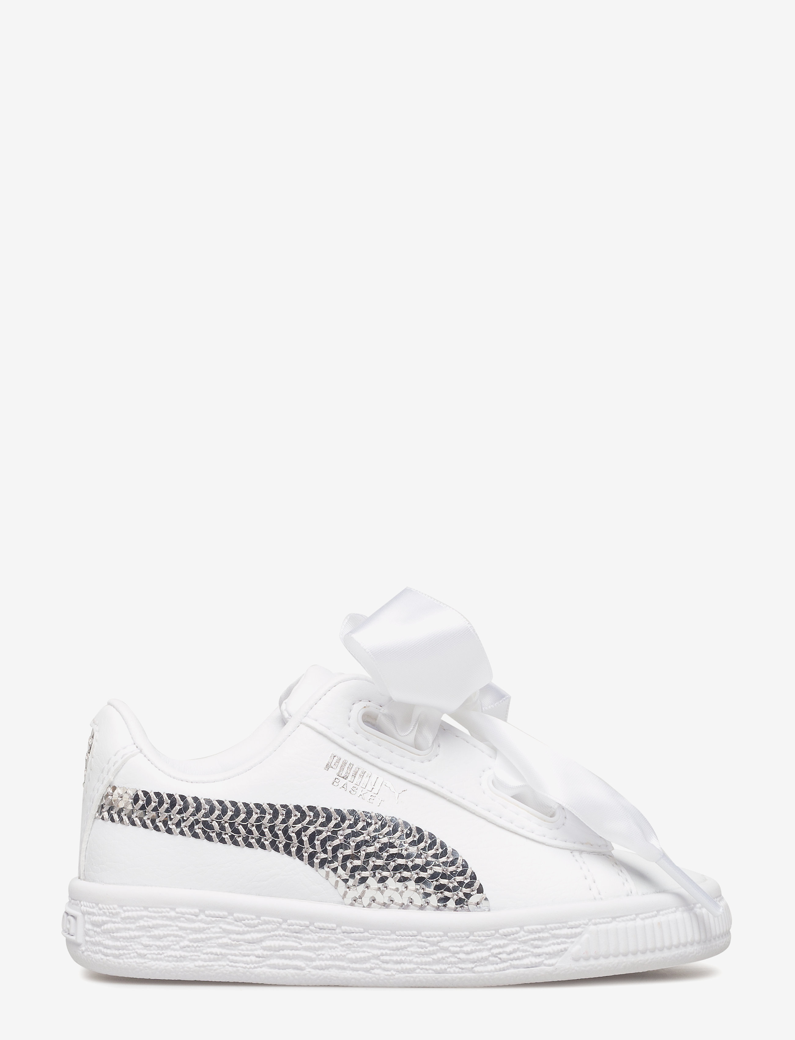 PUMA - Basket Heart Bling Inf - puma white-puma silver - 2