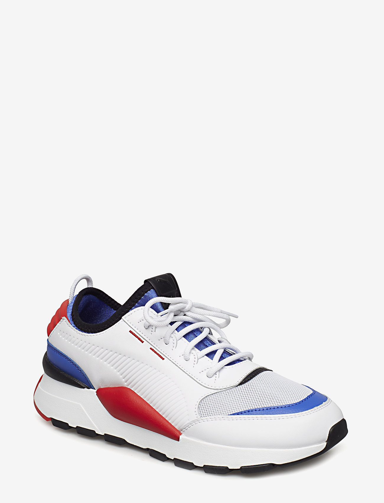 PUMA WHITE-DAZZLING BLUE-HIGH RISK RED