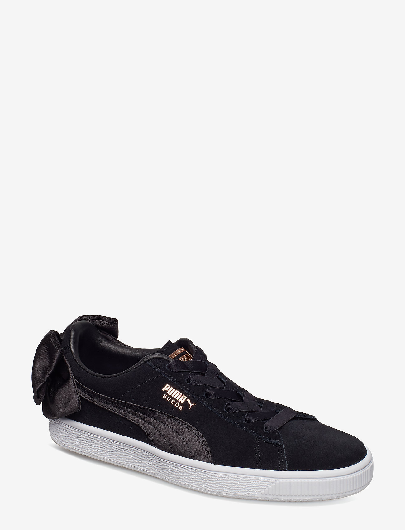 PUMA - Suede Bow Wns - puma black - puma black - 0
