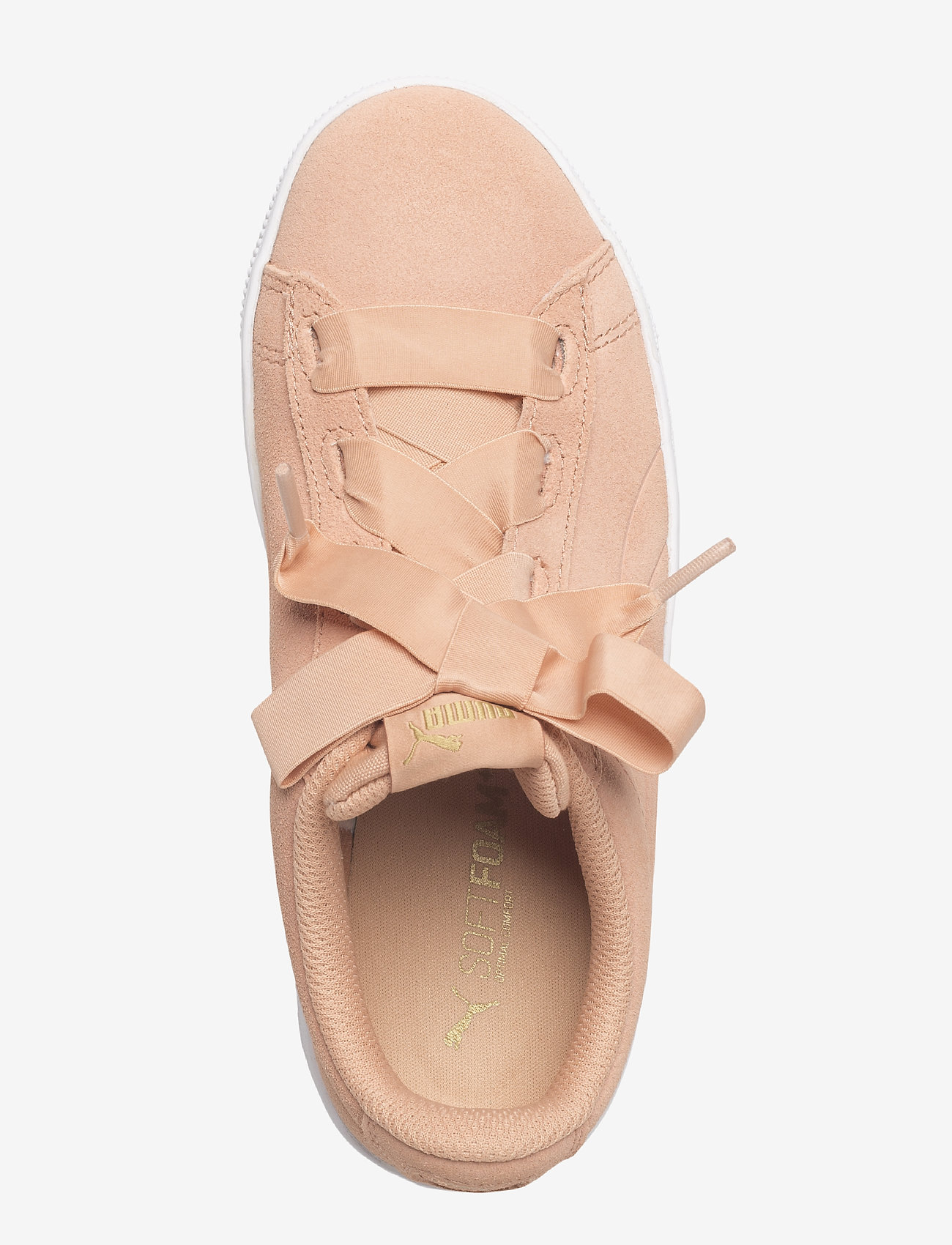 PUMA - Puma Vikky Platform Ribbon AC PS - dusty coral-puma team gold - 3