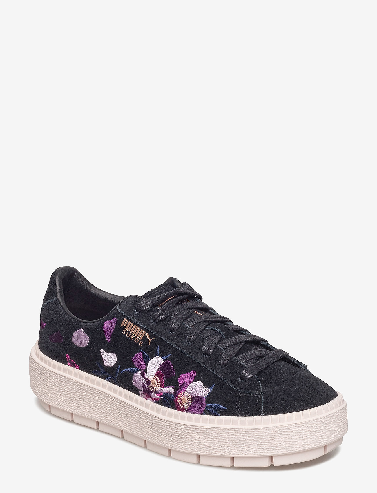 Suede Platform Trace Flowery - PUMA BLACK-MAUVE MORN-ROSE GOLD