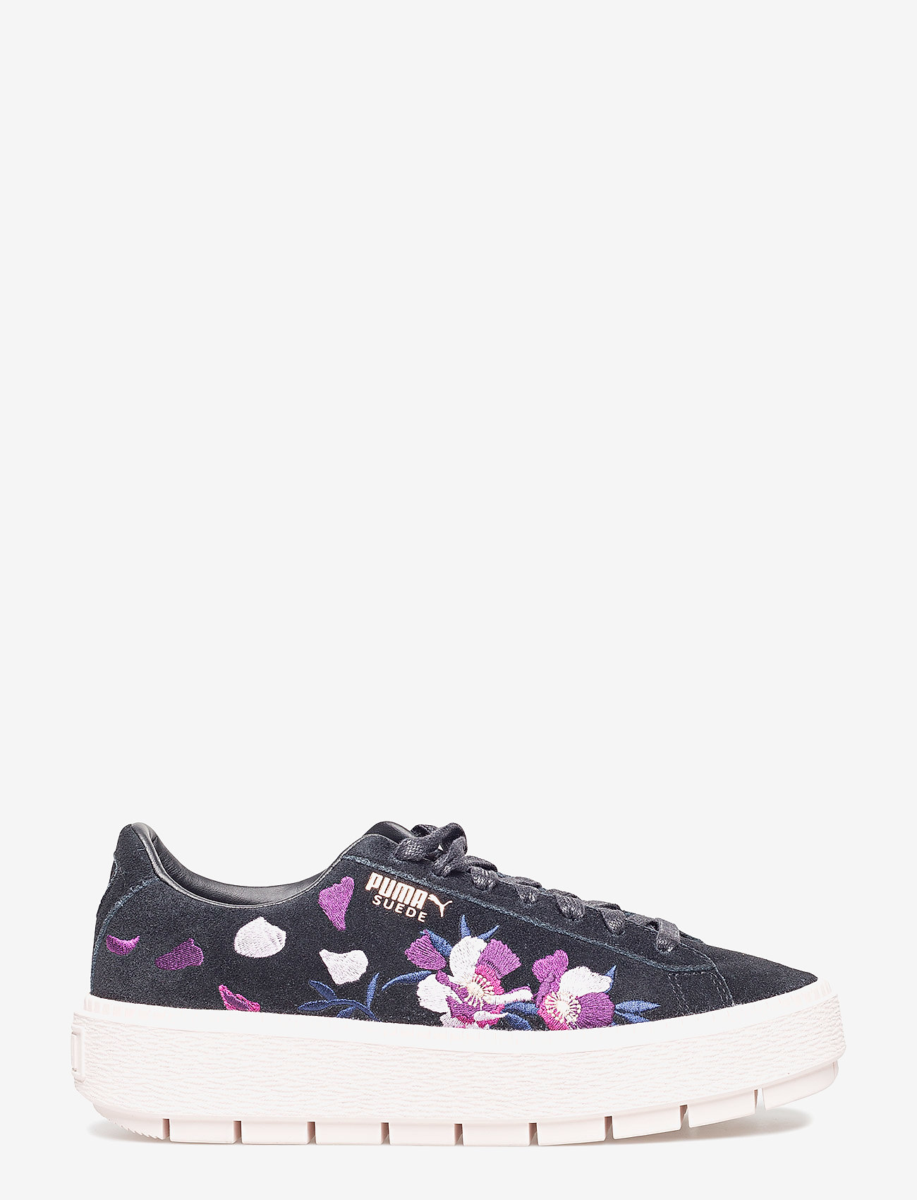PUMA - Suede Platform Trace Flowery - puma black-mauve morn-rose gold - 1