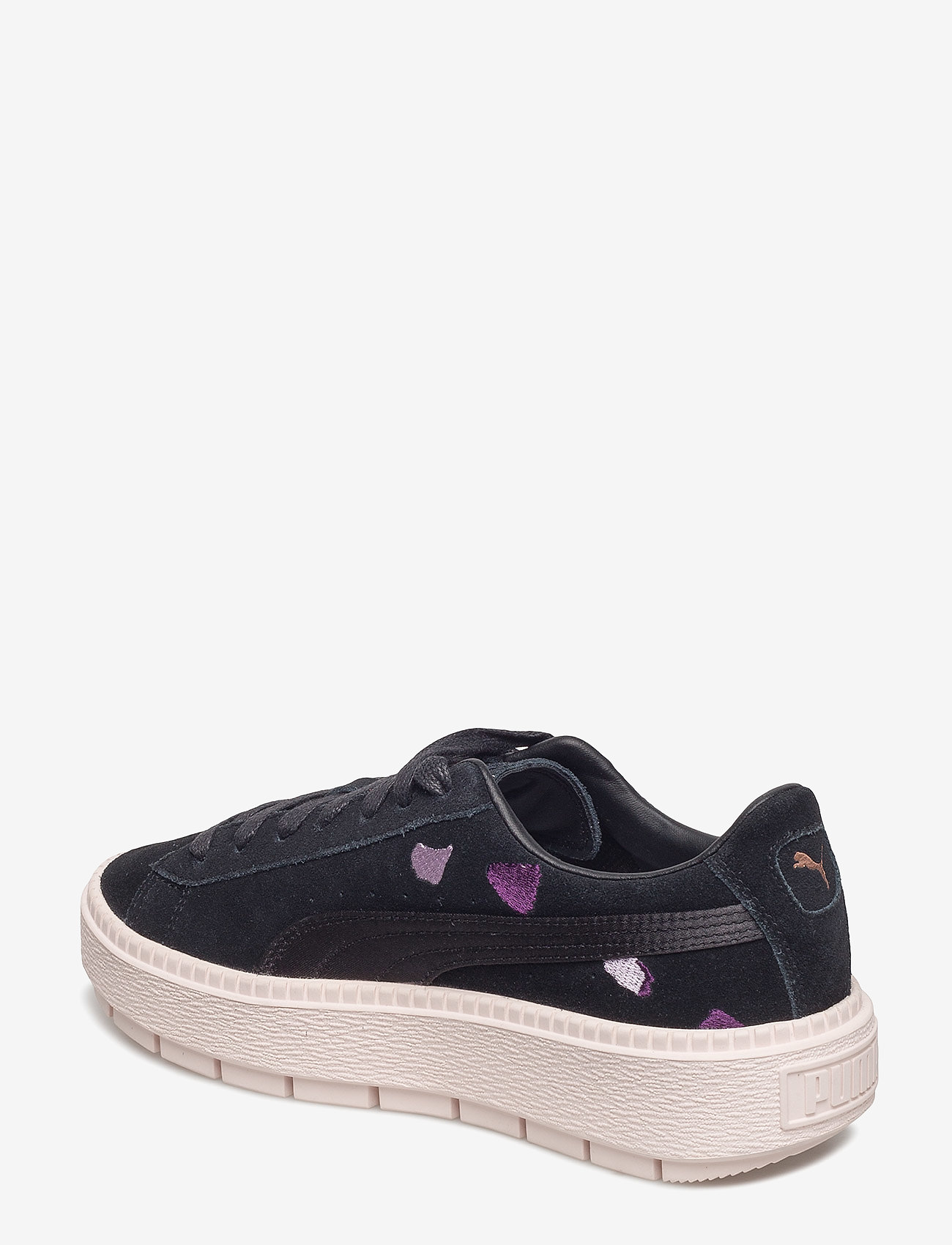 PUMA - Suede Platform Trace Flowery - puma black-mauve morn-rose gold - 2