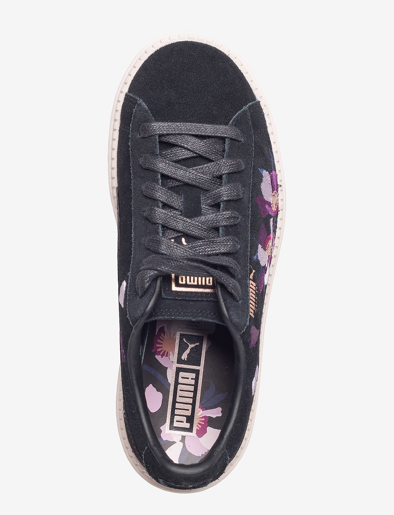 PUMA - Suede Platform Trace Flowery - puma black-mauve morn-rose gold - 3