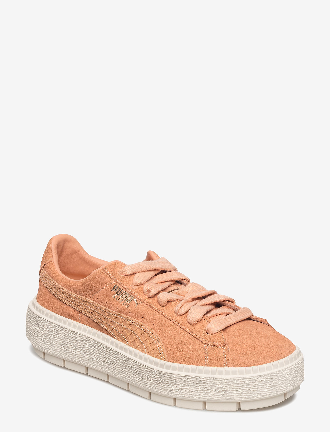 PUMA - Suede Platform Trace Animal - dusty coral-metallic bronze - 0