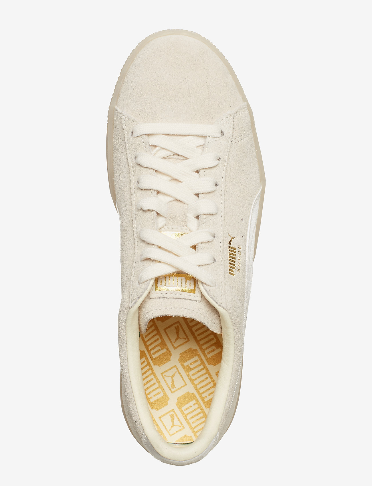 PUMA - Suede Classic Satin Wn's - whisper white-metallic gold - 3
