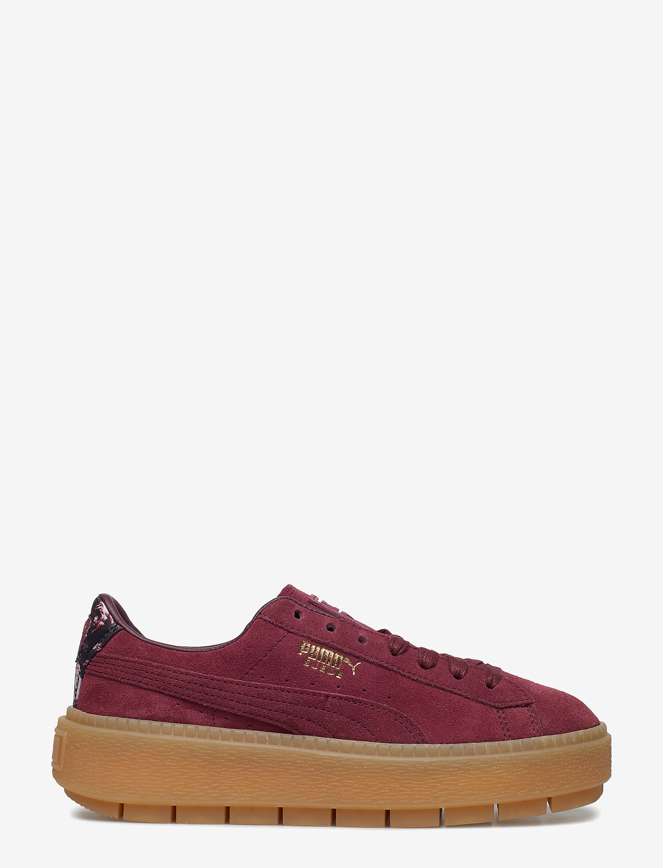 PUMA - Suede Platform Trace Peonies - fig-gold-gum - 1