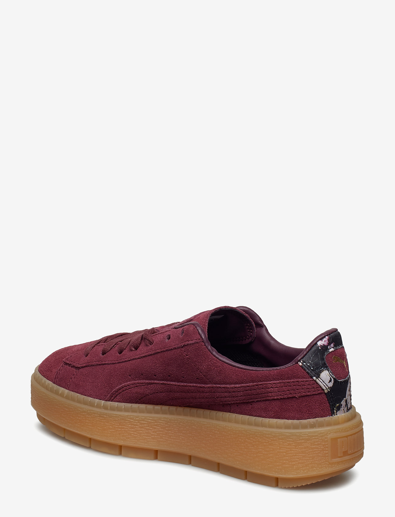 PUMA - Suede Platform Trace Peonies - fig-gold-gum - 2