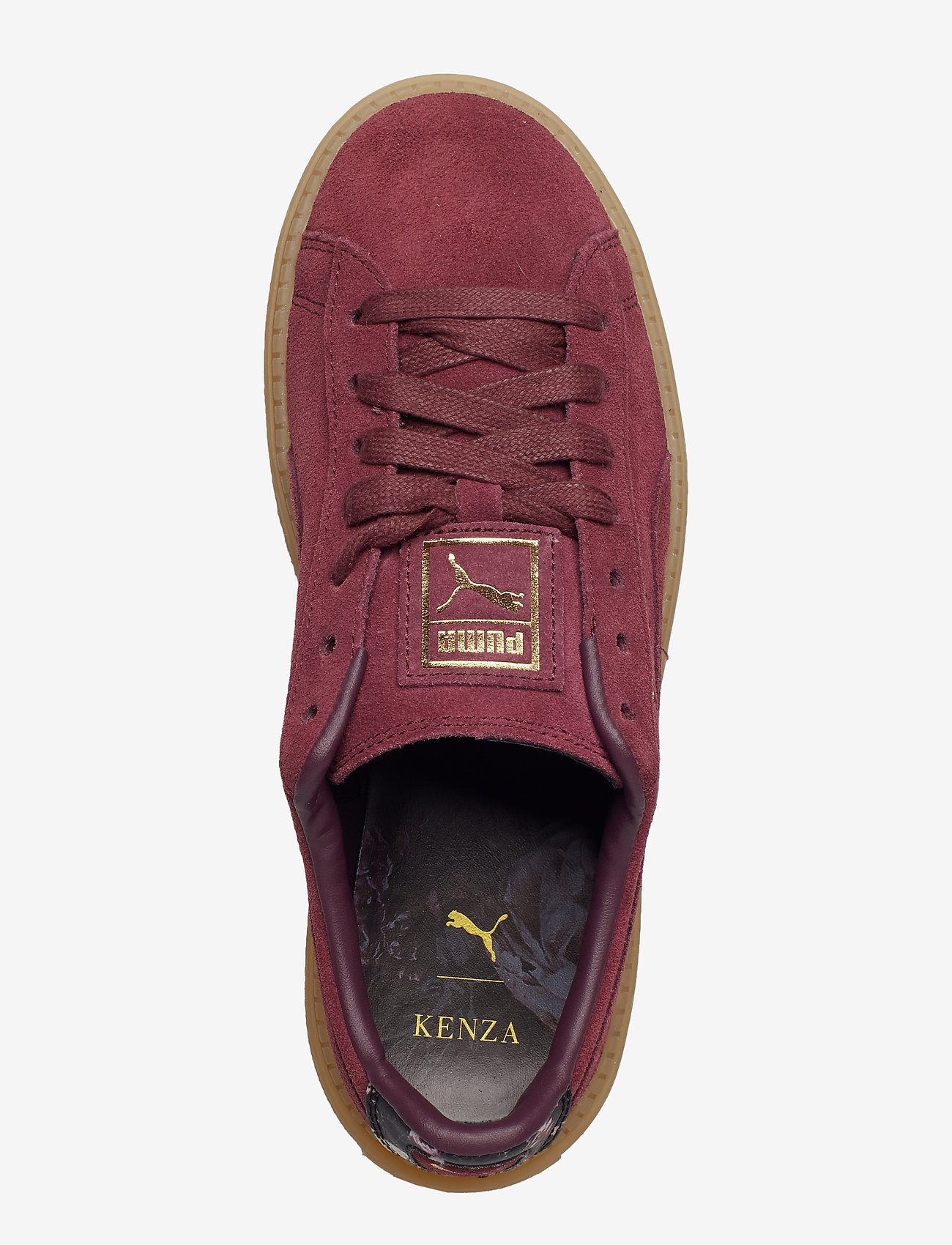PUMA - Suede Platform Trace Peonies - fig-gold-gum - 3