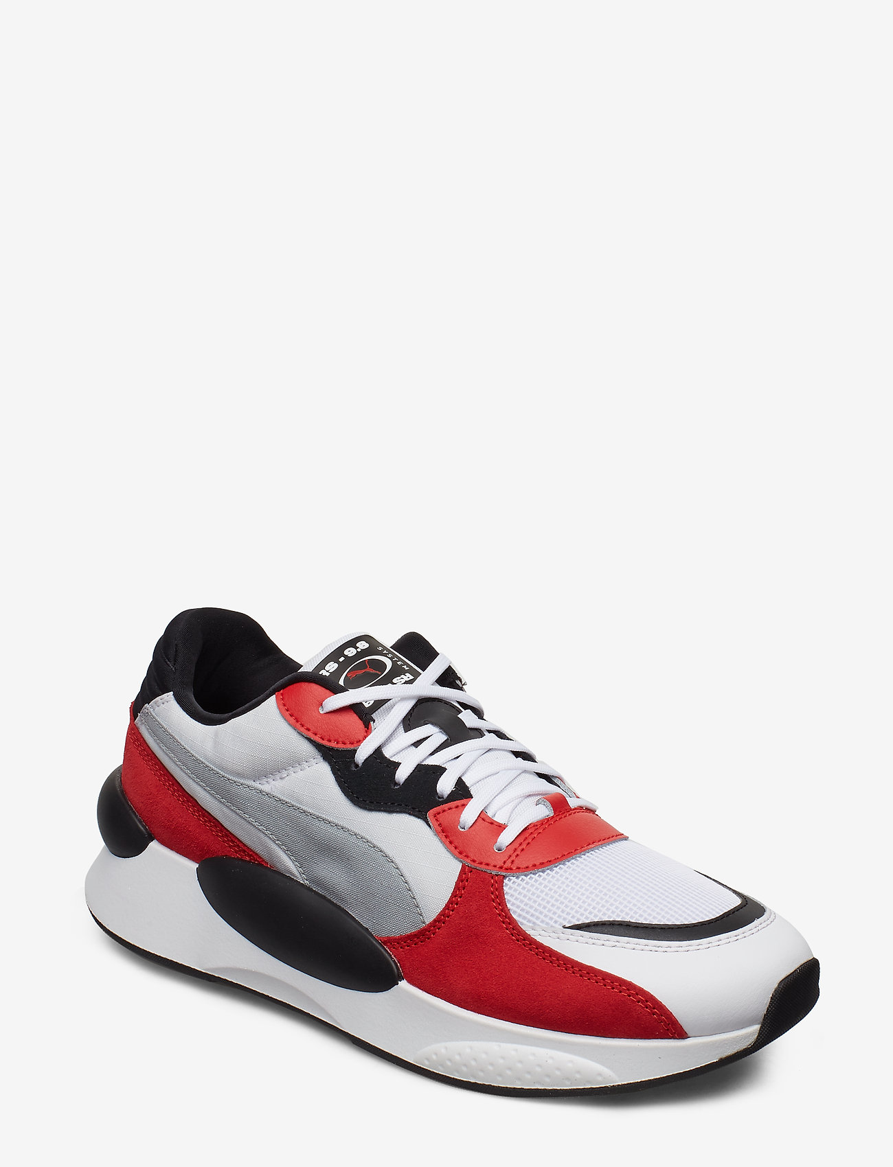 PUMA WHITE-HIGH RISK RED
