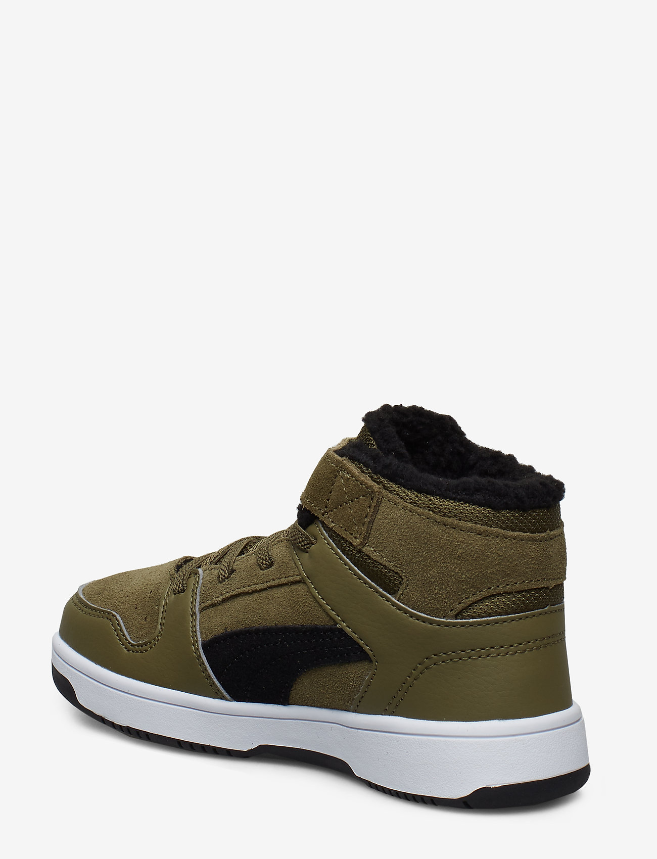 PUMA - Puma Rebound Layup Fur SD V PS - burnt olive-puma black-limestone-puma white - 2