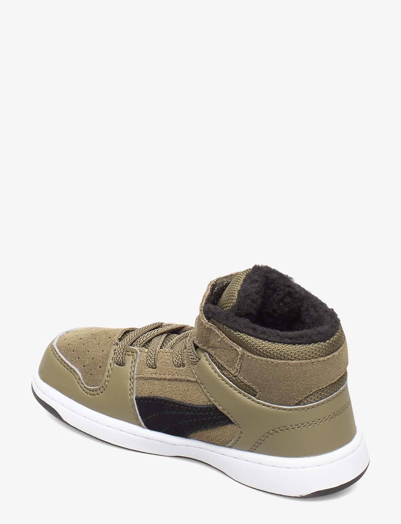 PUMA - Puma Rebound Layup Fur SD V Inf - burnt olive-puma black-limestone-puma white - 2