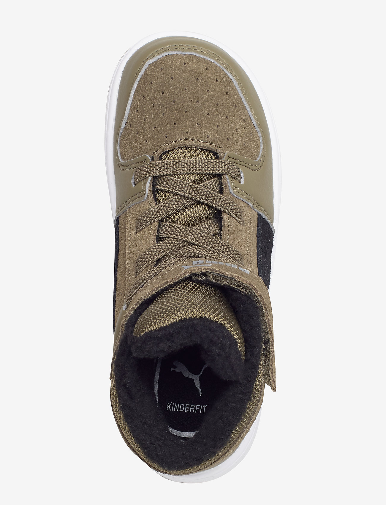 PUMA - Puma Rebound Layup Fur SD V Inf - burnt olive-puma black-limestone-puma white - 3