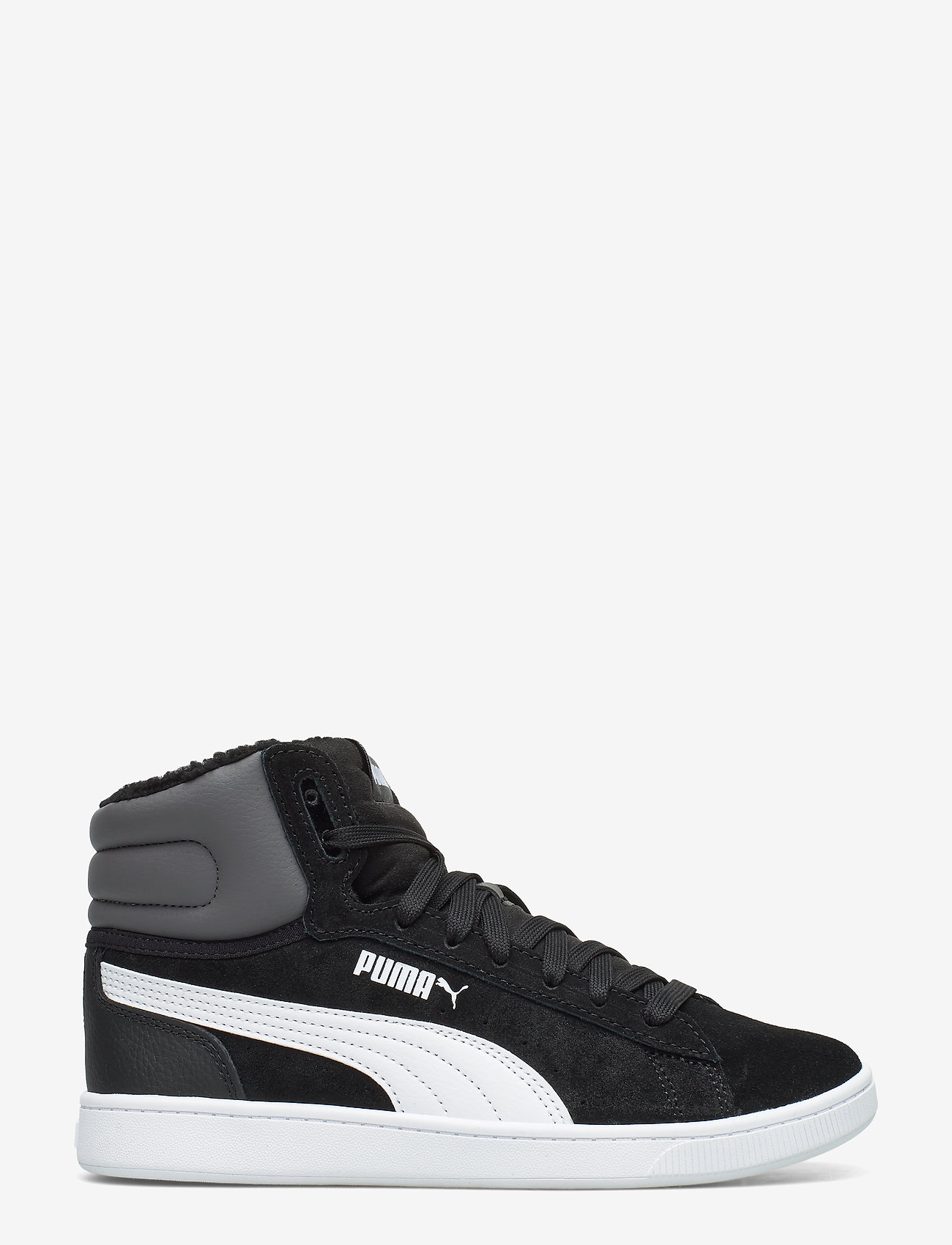 PUMA - Puma Vikky v2 Mid Fur Jr - puma black-castlerock-puma white - 1