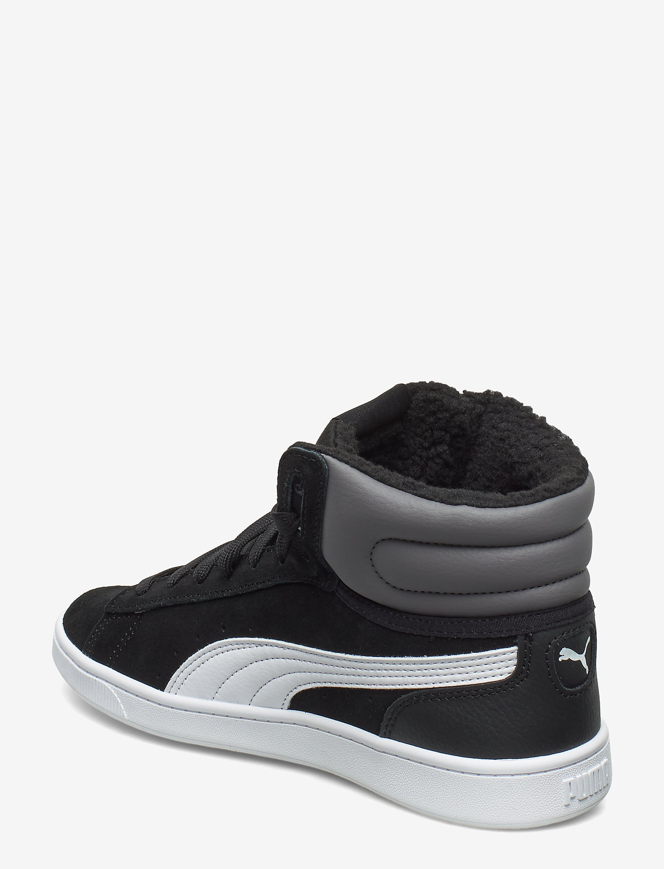 PUMA - Puma Vikky v2 Mid Fur Jr - puma black-castlerock-puma white - 2