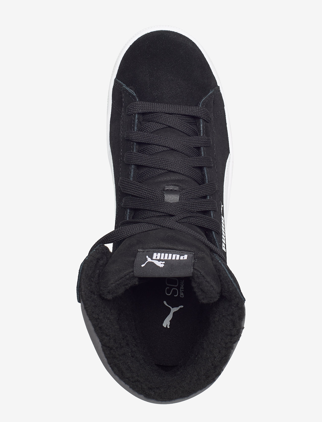 PUMA - Puma Vikky v2 Mid Fur Jr - puma black-castlerock-puma white - 3