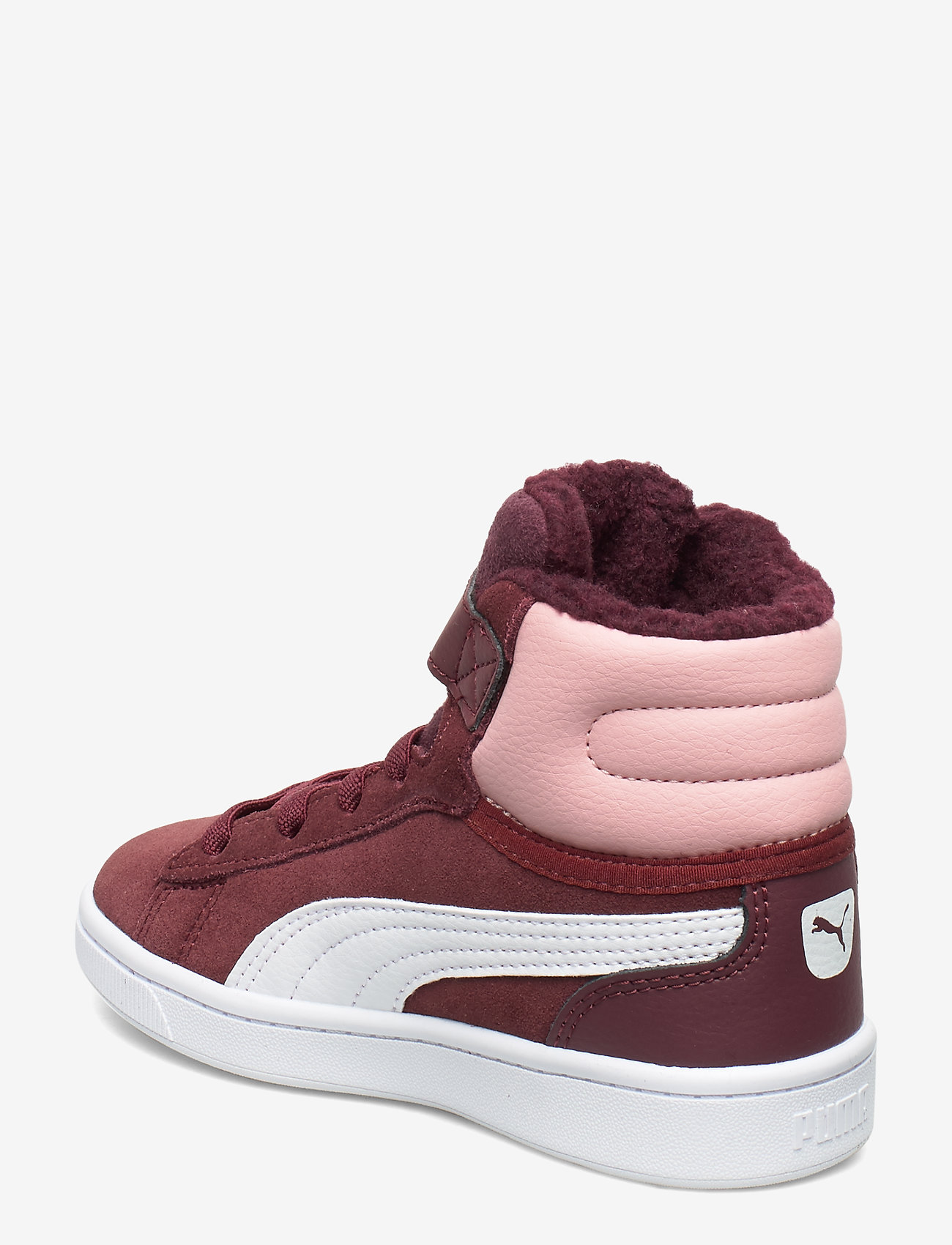 PUMA - Puma Vikky v2 Mid Fur V PS - vineyard wine-bridal rose-puma white - 2