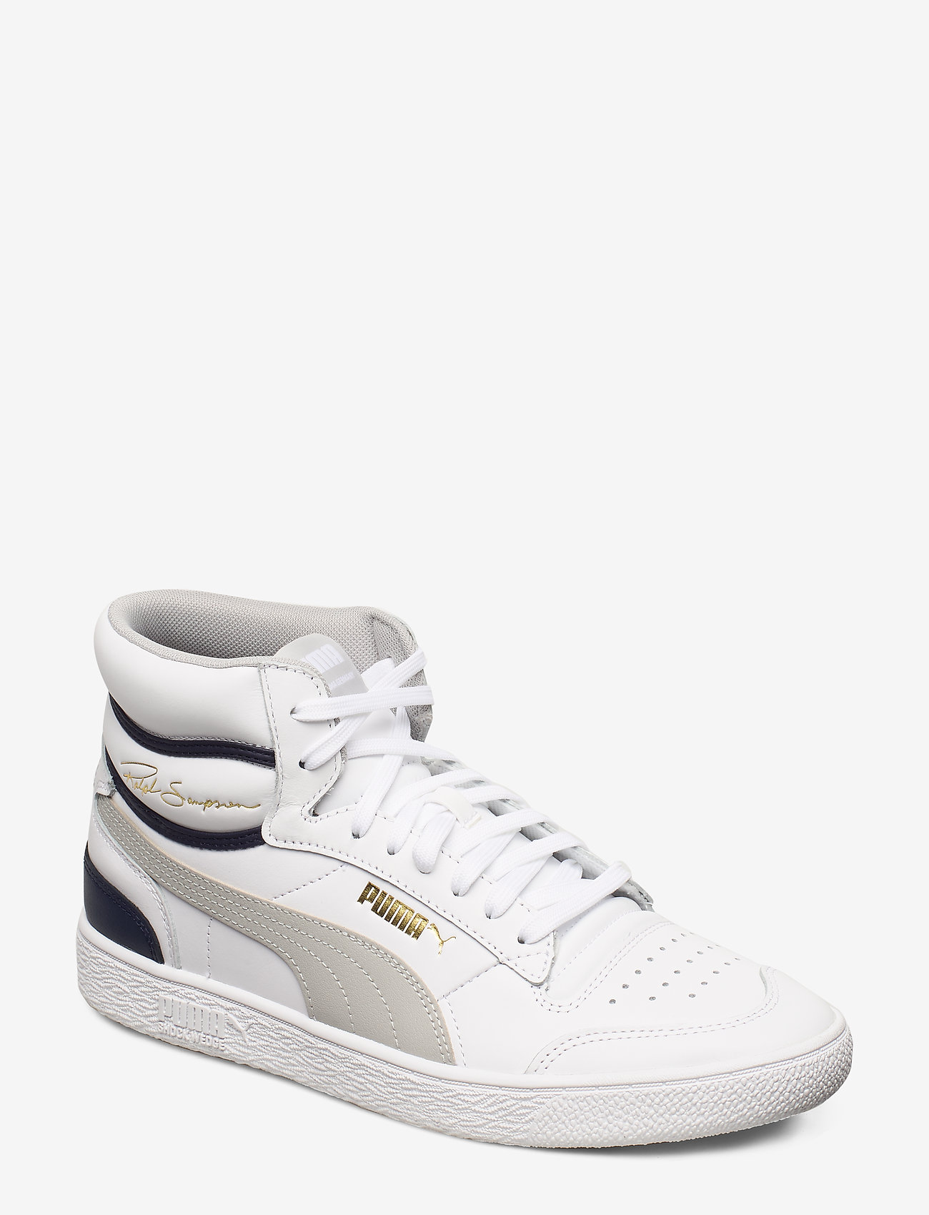 PUMA - Ralph Sampson Mid - puma white-gray violet-peacoat - 0