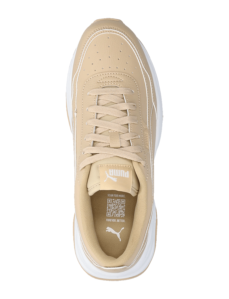 PUMA - Cilia Mode - niedrige sneakers - light sand-puma white - 3