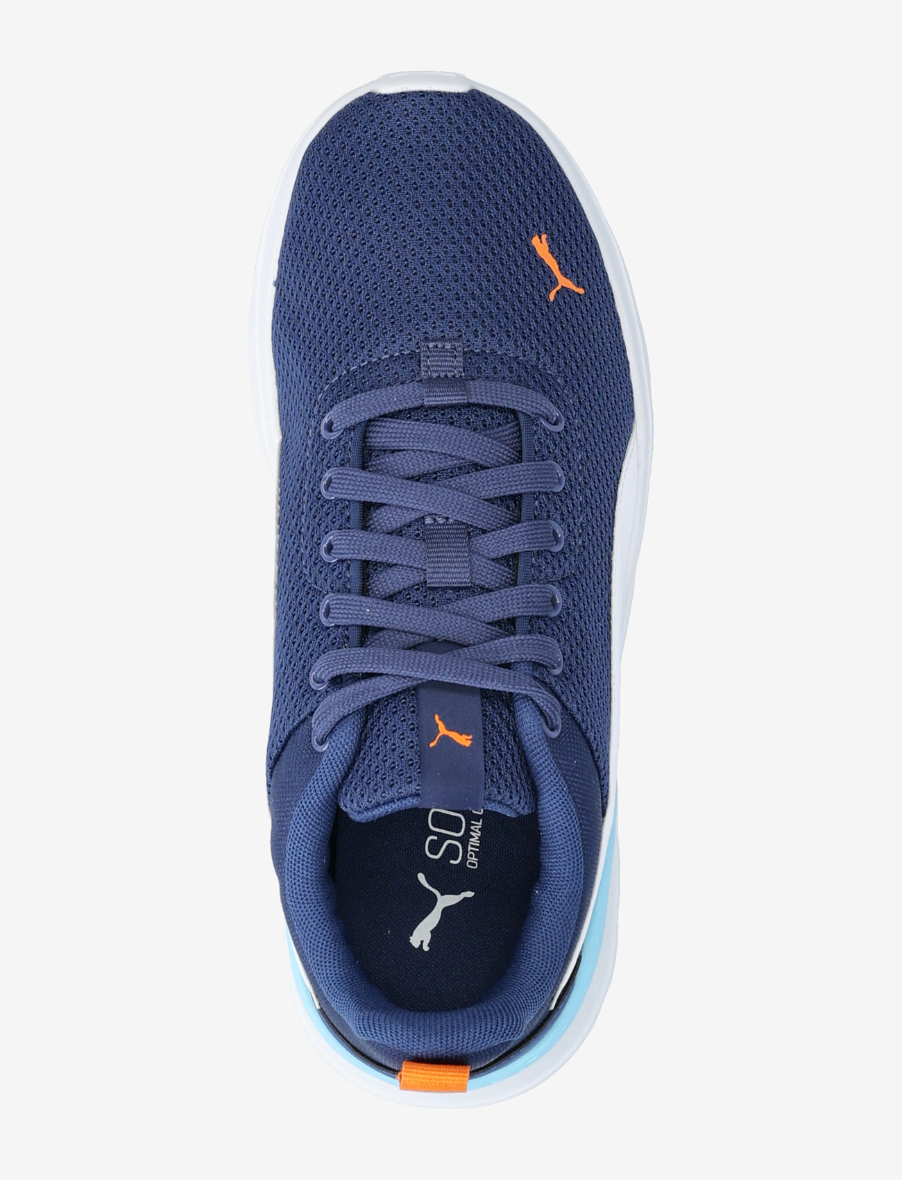 PUMA - Anzarun Lite Jr - odzież - blue jewel-puma white-vermillion - 3