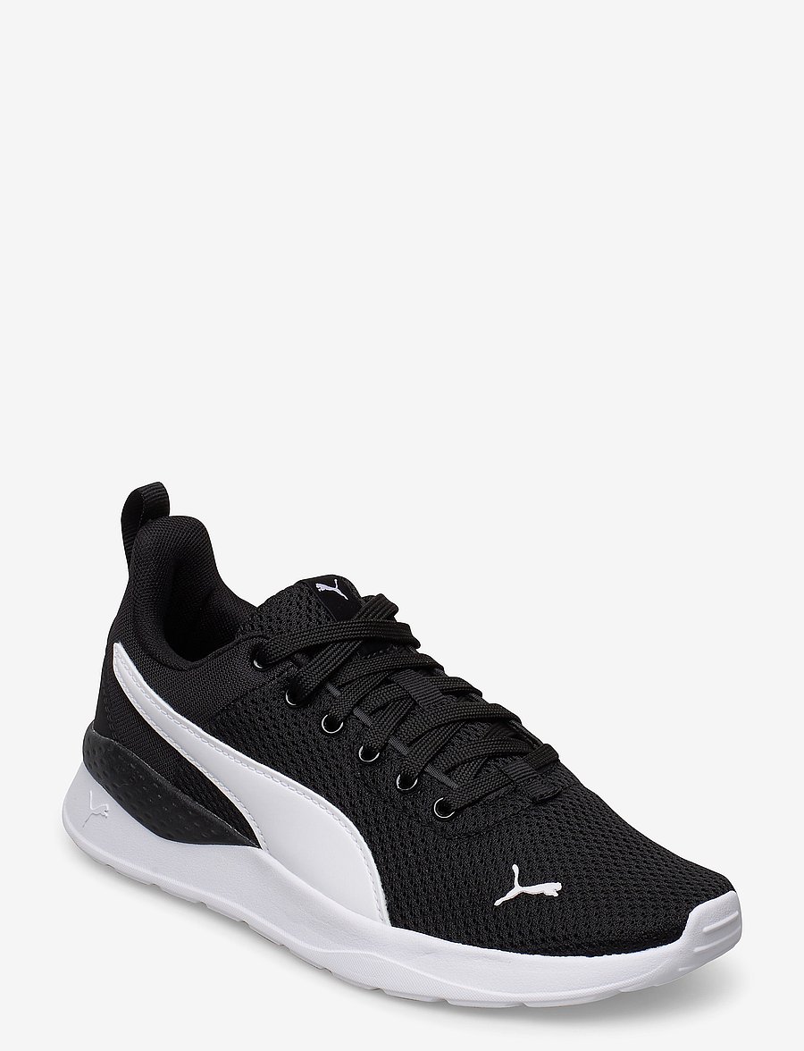 PUMA - Anzarun Lite Jr - matalavartiset tennarit - puma black-puma white - 0