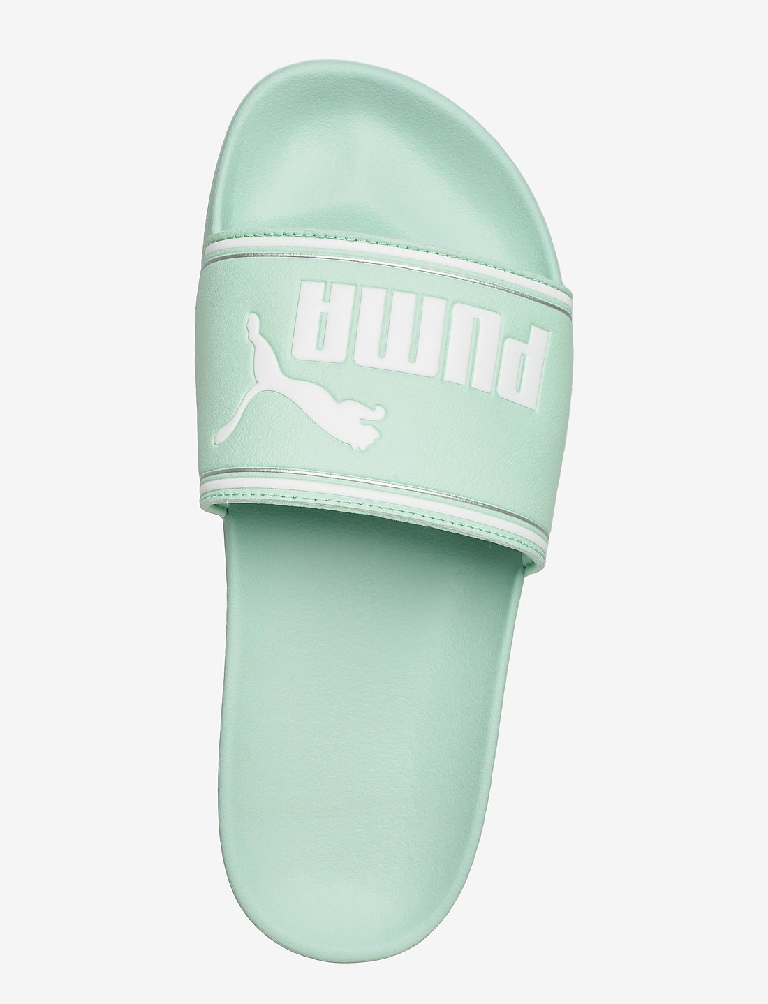 Mint green 2025 puma slides