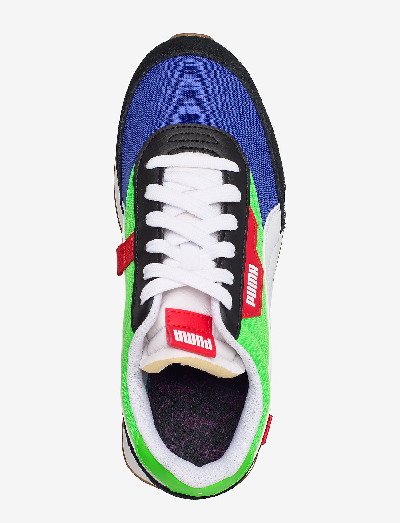 PUMA - Rider Play On Jr - puma black-fluo green-dazzling blue - 3