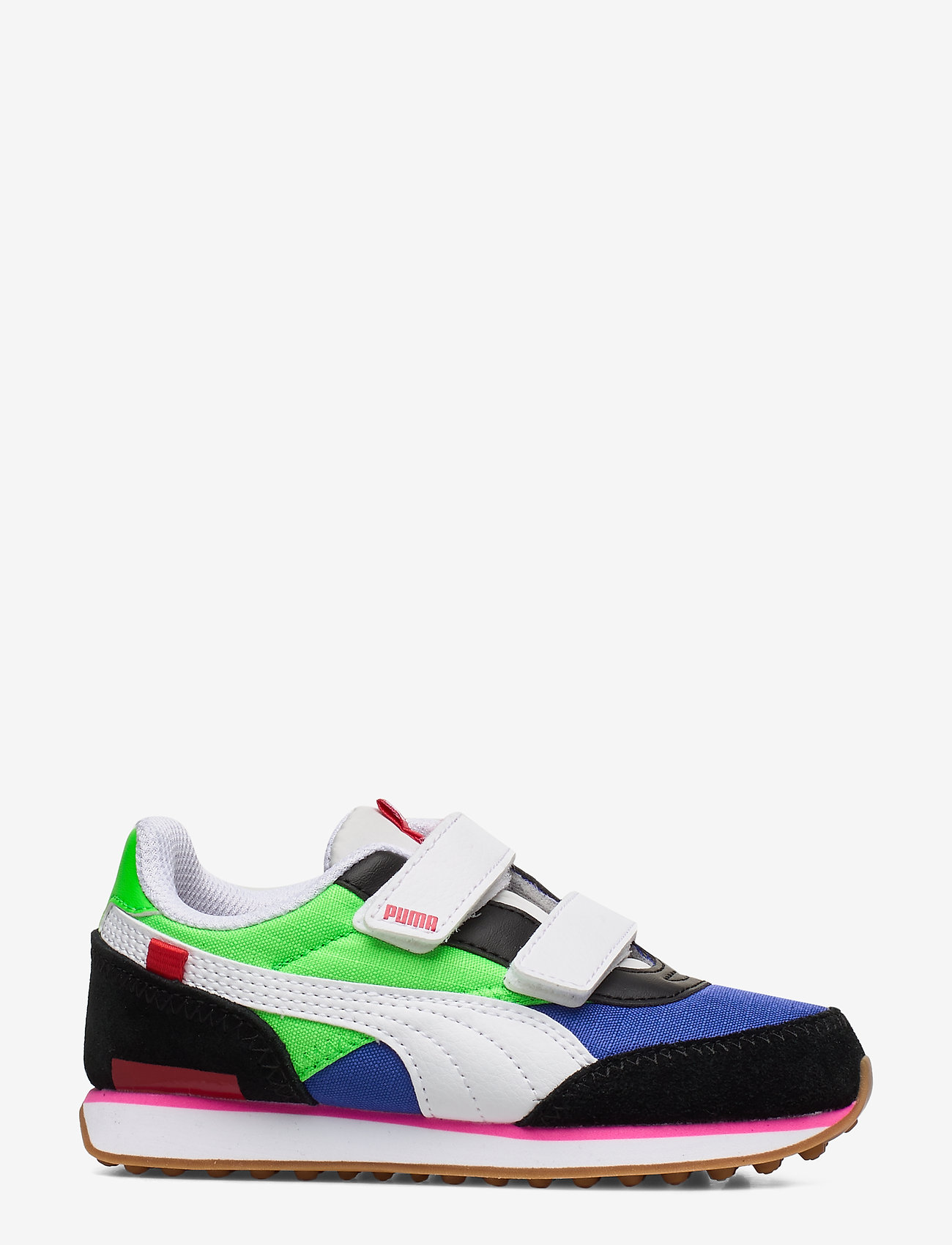 PUMA - Rider Play On V Inf - puma black-fluo green-dazzling blue - 1