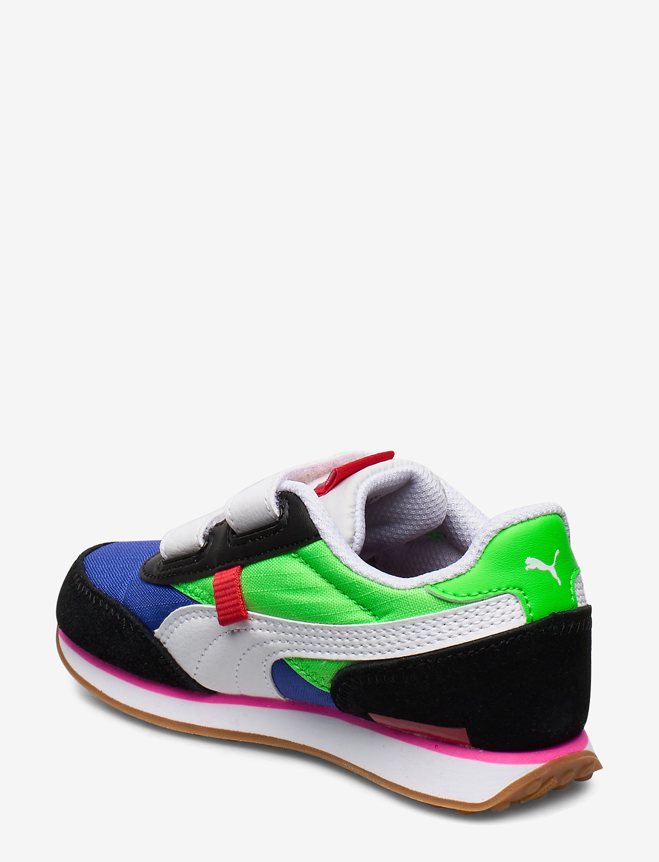 PUMA - Rider Play On V Inf - puma black-fluo green-dazzling blue - 2
