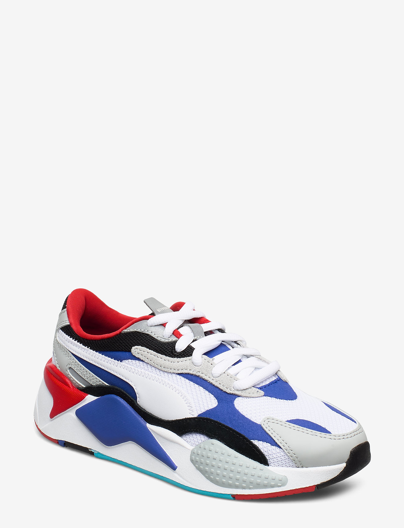 PUMA WHITE-DAZZLING BLUE-HIGH RISE