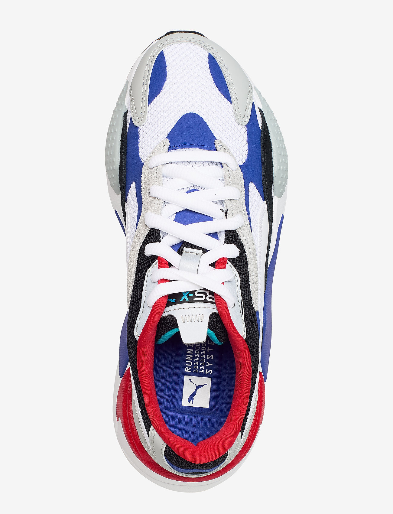 PUMA - RS-X  PUZZLE Jr - puma white-dazzling blue-high rise - 3