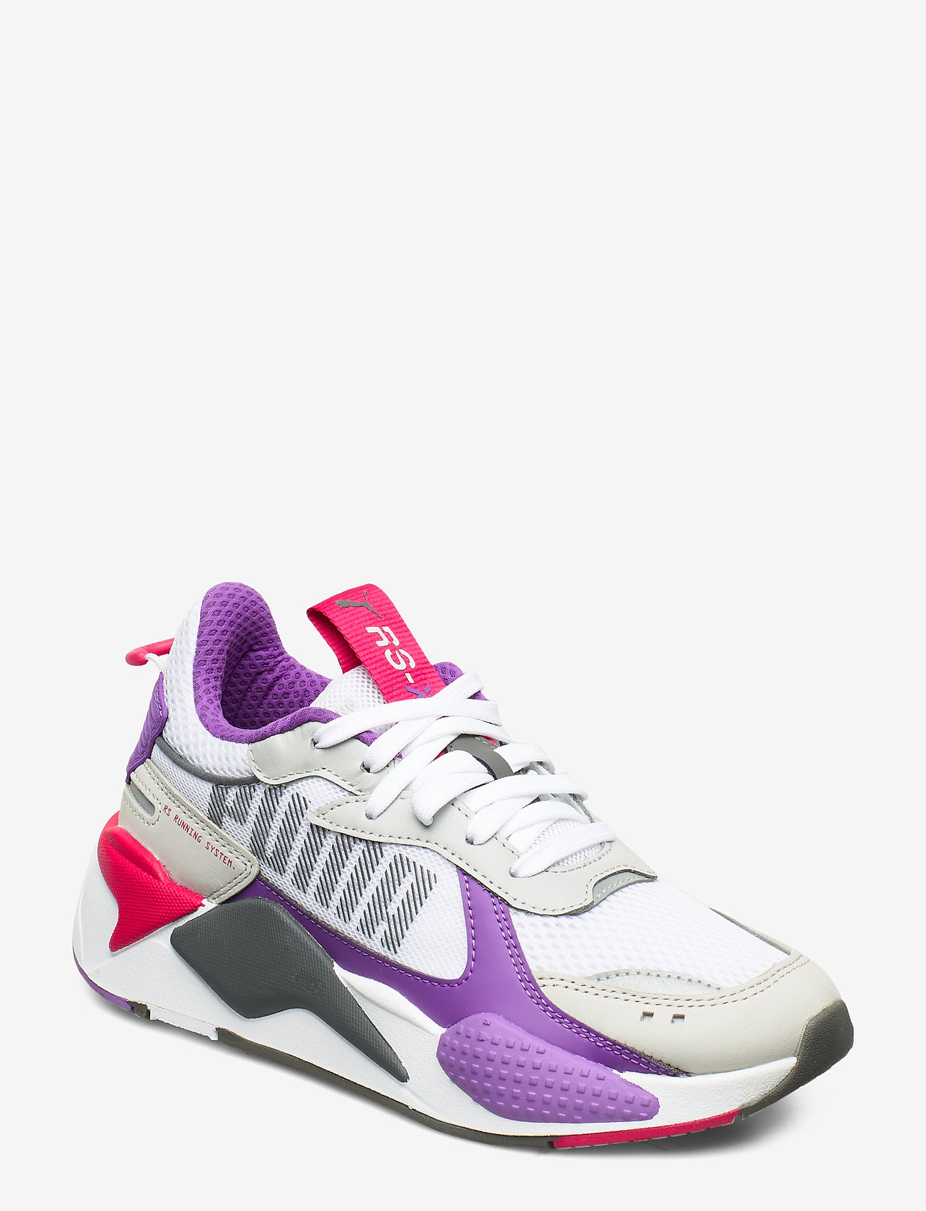 PUMA WHITE-HIGH RISE-ROYAL LILAC