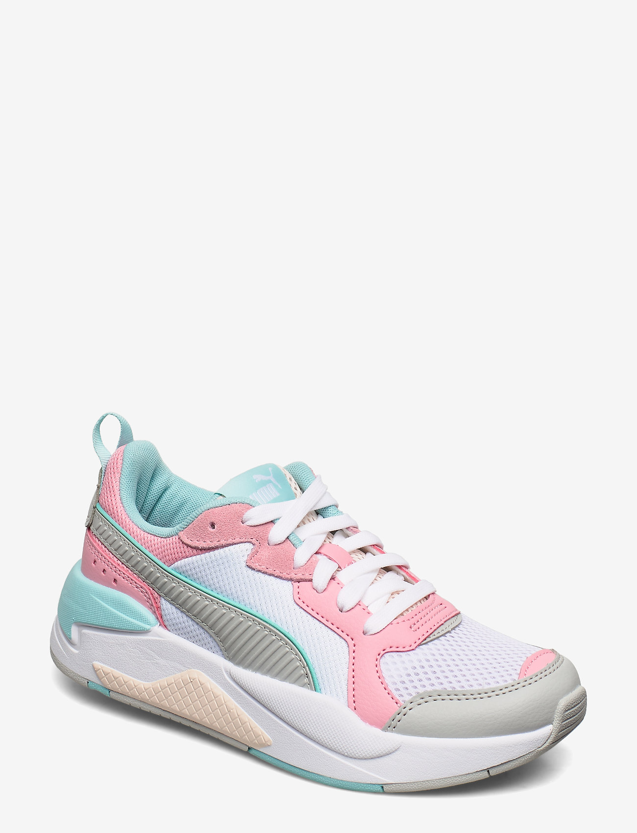 PUMA WHITE-HIGH RISE-PEONY-GULF STR