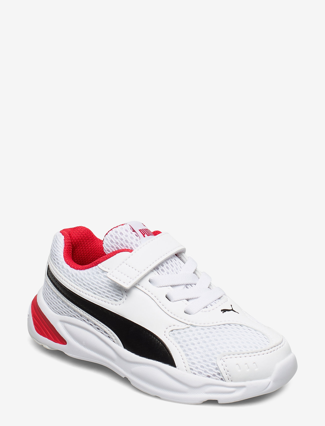 PUMA WHITE-PUMA BLACK-HIGH RISK RED