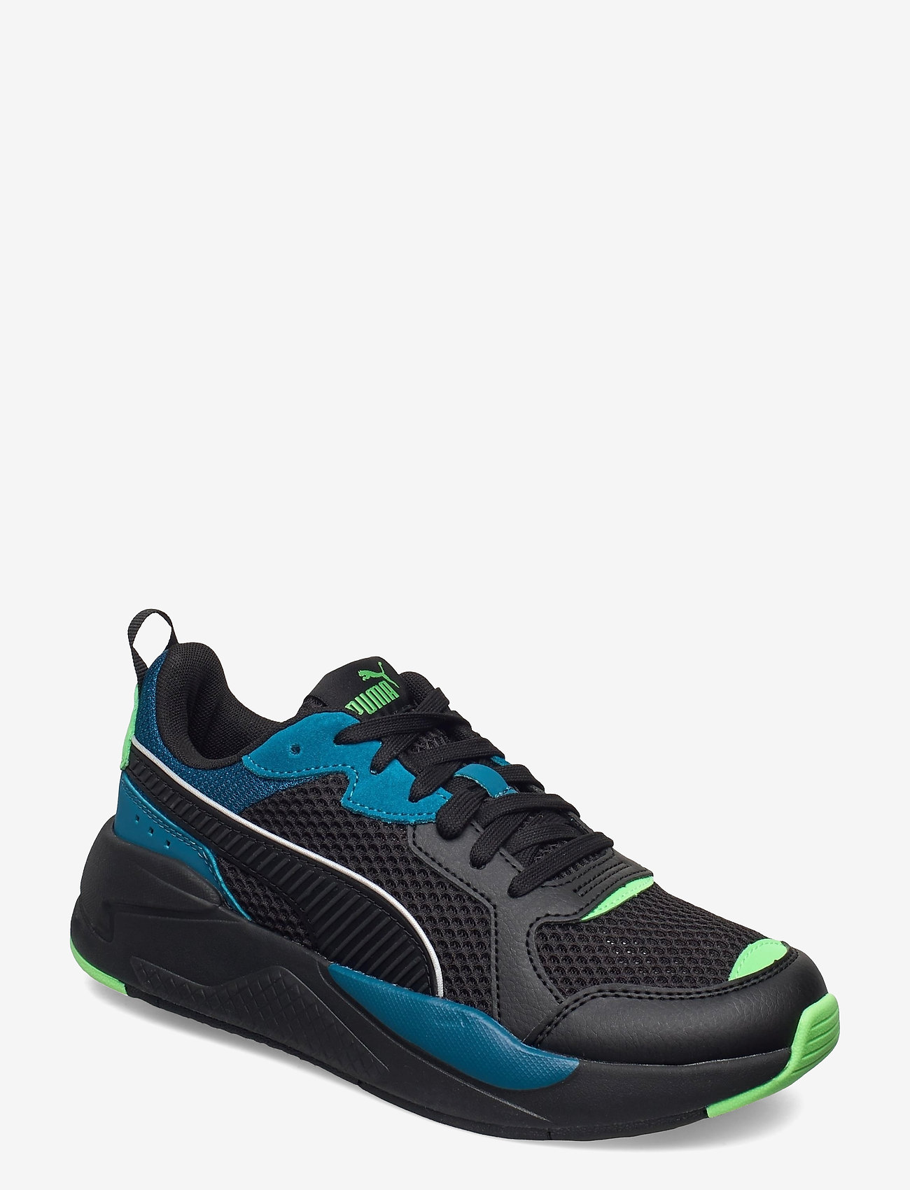 PUMA - X-Ray Glow Jr - puma black-puma black-digi-blue-sum - 0