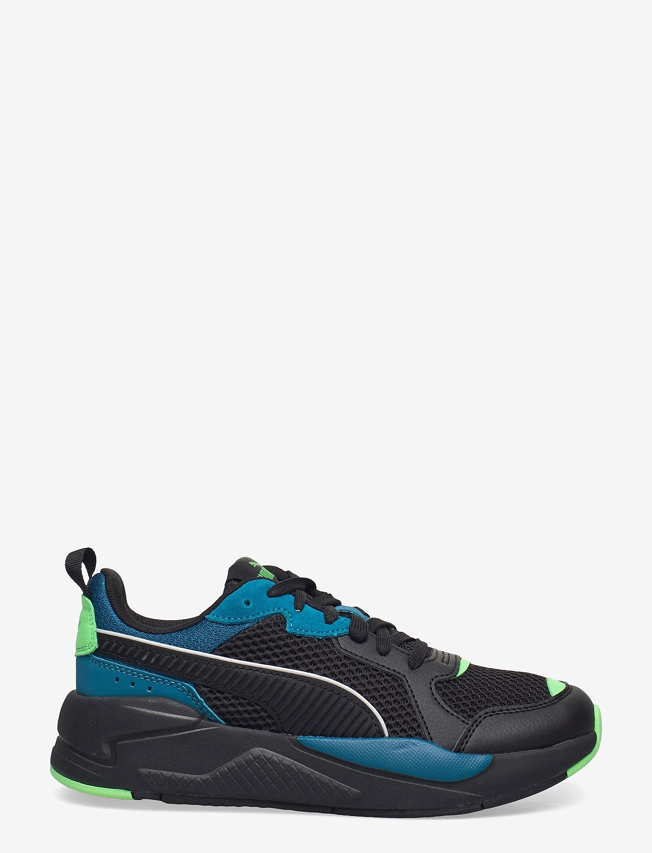 PUMA - X-Ray Glow Jr - puma black-puma black-digi-blue-sum - 1