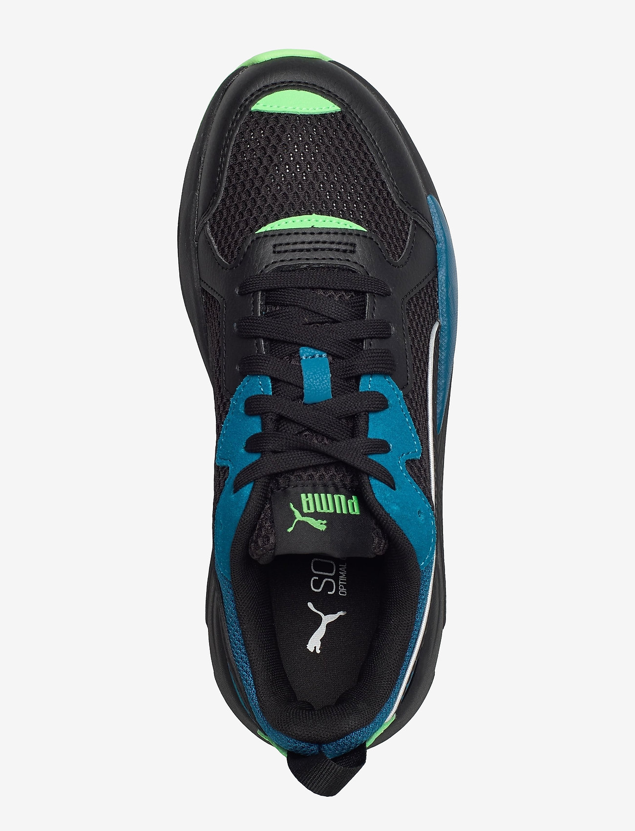 PUMA - X-Ray Glow Jr - puma black-puma black-digi-blue-sum - 3