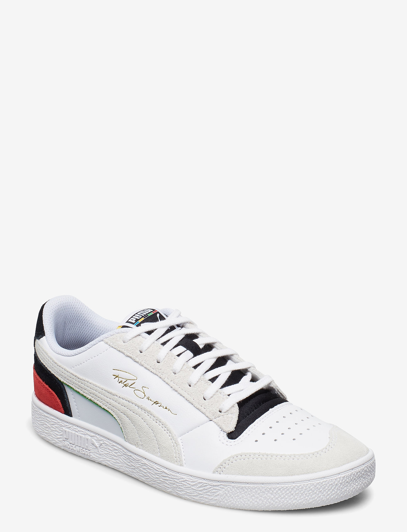 PUMA WHITE-PUMA BLACK-HIGH RISK RED