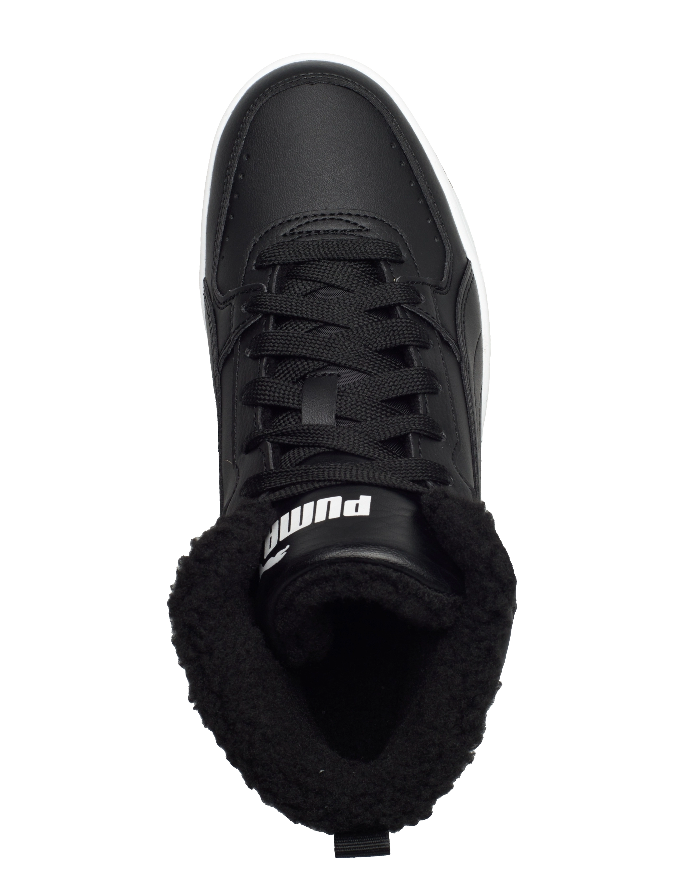 PUMA - Puma Rebound Joy Fur Jr - puma black-puma white - 3