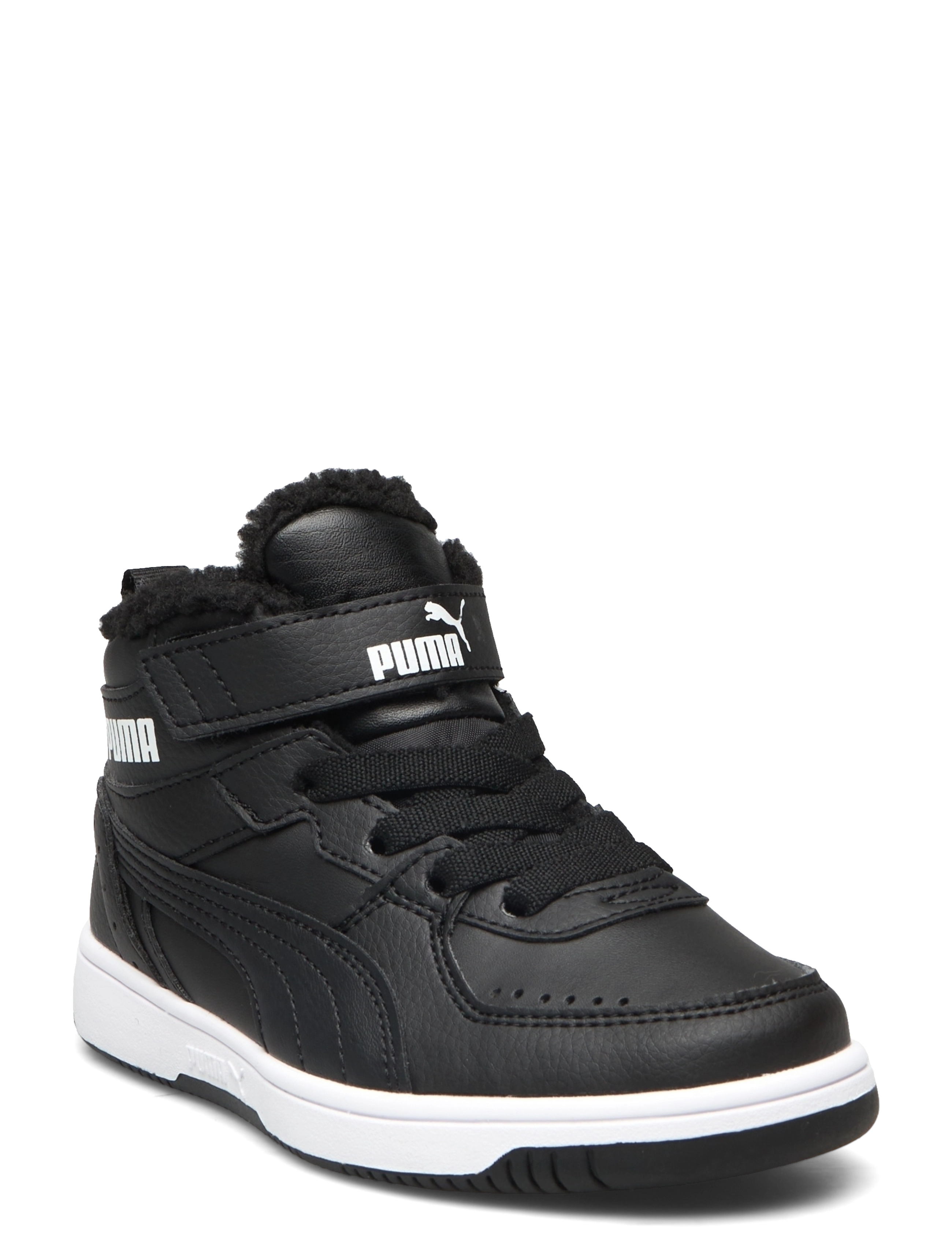 PUMA Puma Rebound Joy Fur Ps, 28, Black, Vinterstøvler > Vinterstøvler M. Velcro, Børn