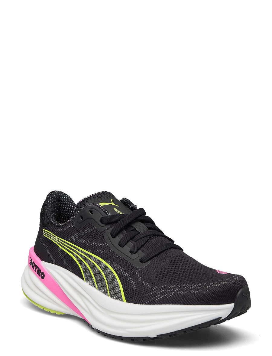 PUMA - Magnify Nitro 2 Psychedelic Rush Wns - puma black-lime pow-poison pink - 0